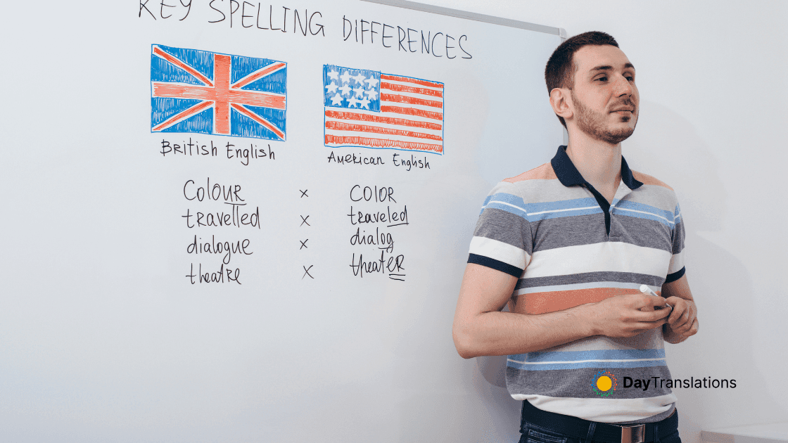 American and British English spellings